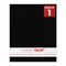 Black with Black Core 13x16 Uncut Mat Board - Blank Sheets, No Opening